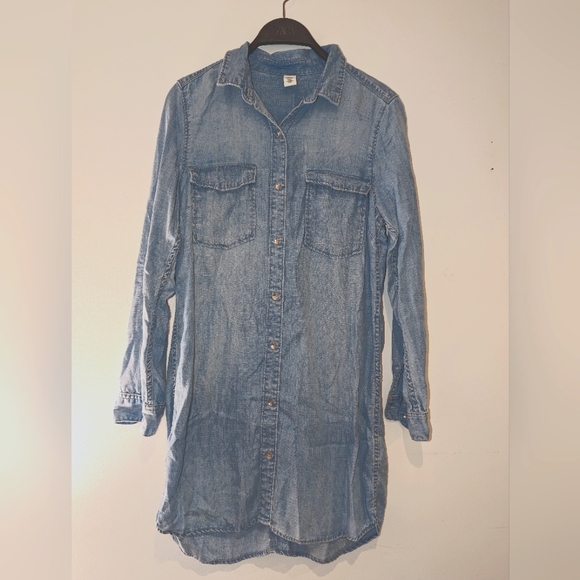 Kiwi St Tropez - Denim color shirt dress - Picture 1 of 2